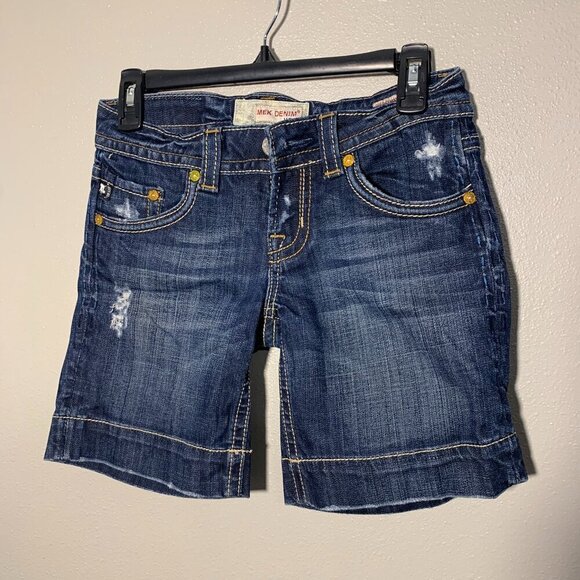MEK Denim shorts - bermuda style - Picture 1 of 9
